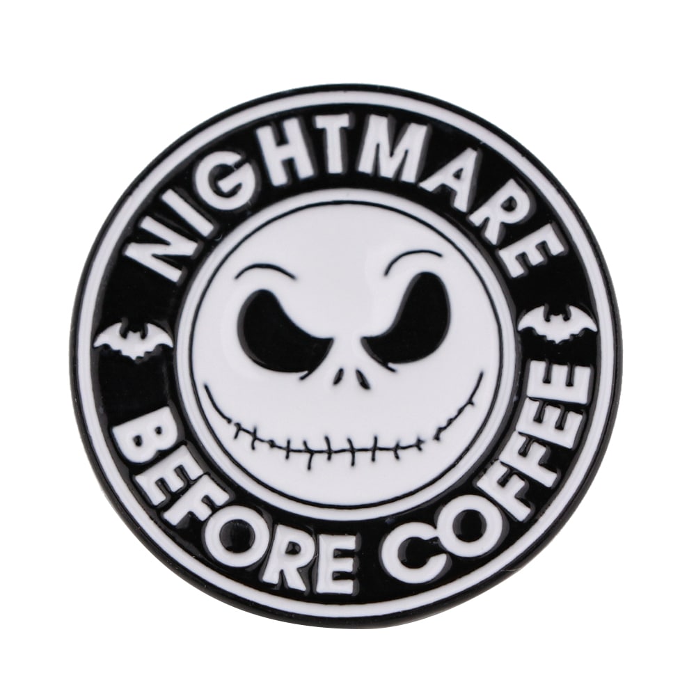 Pin "Nightmare Before Coffee" con Jack Skellington