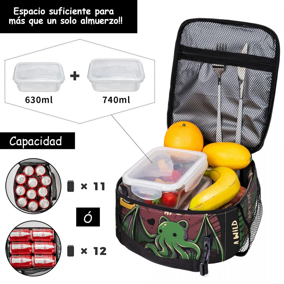 Bolso de Almuerzo Cathulhu - Imagen 5