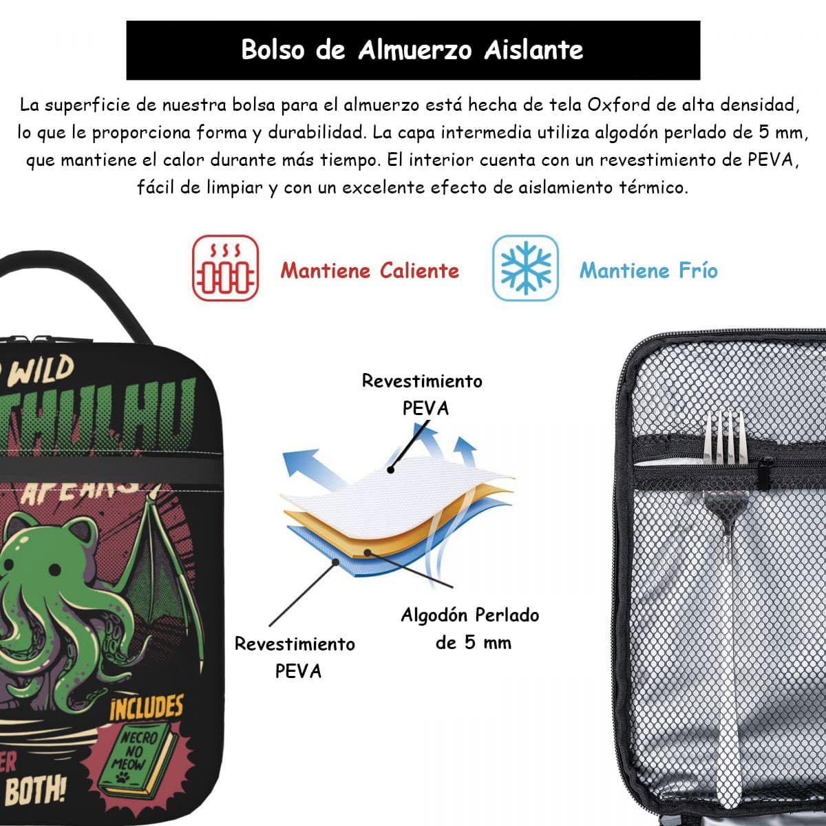 Bolso de Almuerzo Cathulhu - Imagen 4