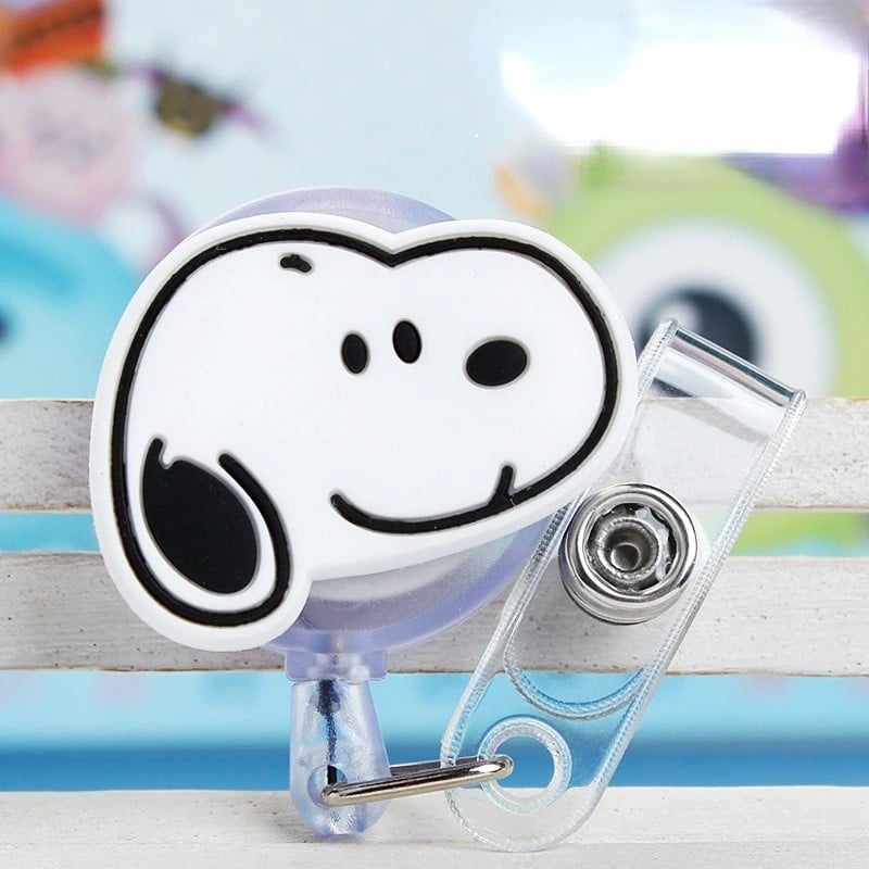 Yo-yo retráctil para gafete Snoopy